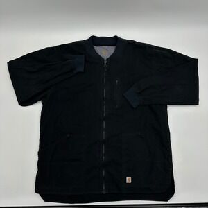 Carhartt Black Workwear Zip-Front Jacket